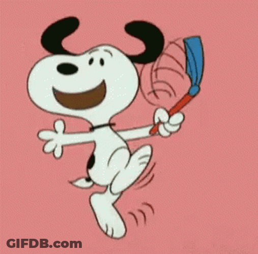 Snoopy Dancing Cute Dance Ears GIF