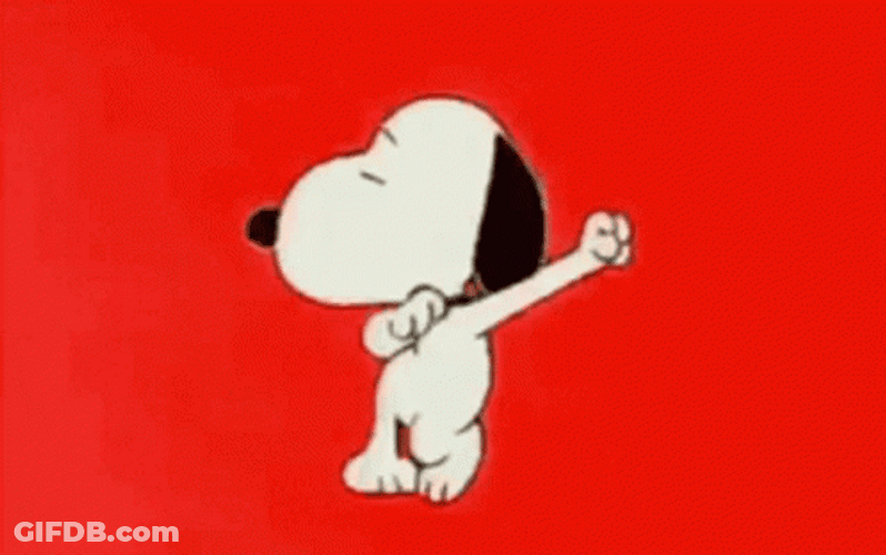 Snoopy Dancing Cute Dance Moves GIF