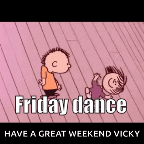 Snoopy Dancing Friday Dance Great Weekend GIF