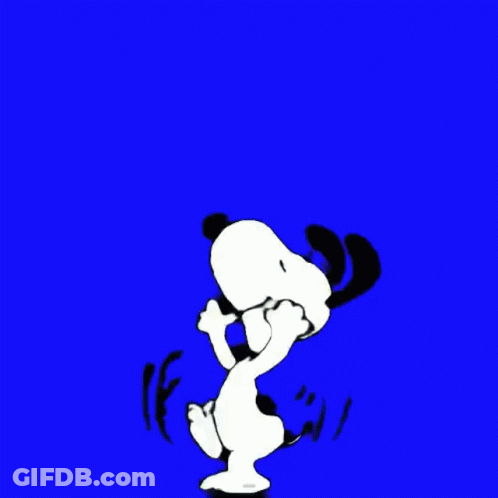 Snoopy Dancing Friday Dance GIF