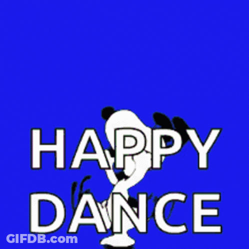 Snoopy Dancing Happy Dance GIF