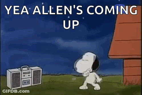 Snoopy Dancing In Front Of Boombox GIF
