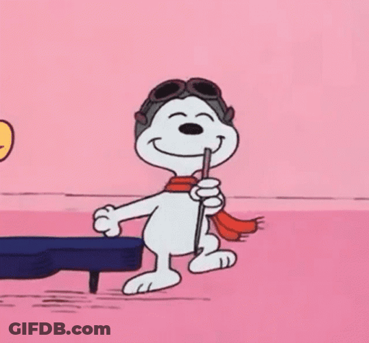 Snoopy Dancing Magic Wand Smile GIF
