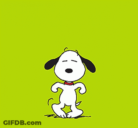 Snoopy Dancing Weird Feet GIF