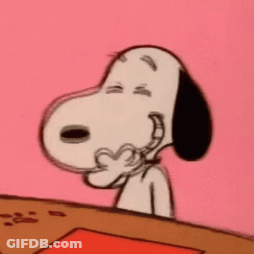 Snoopy Dog Giggling GIF