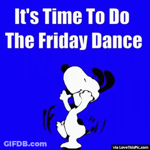 Snoopy Doing Friday Dance GIF
