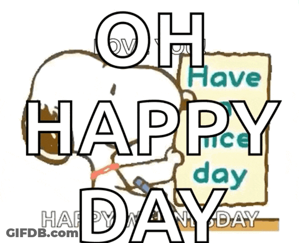 Snoopy Have A Nice Day GIF