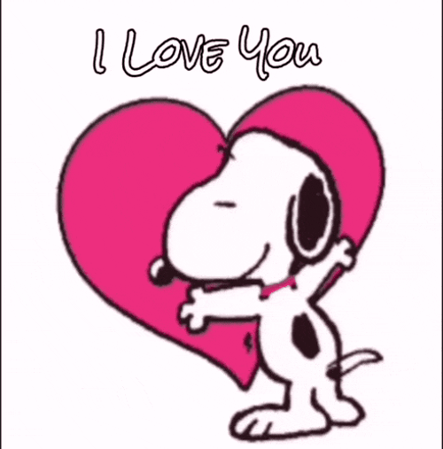 Snoopy I Love You GIF
