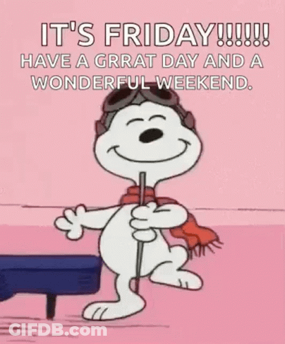 Snoopy Is Wearing A Helmet And Scarf And Holding A Cane While Dancing On A Pink Background . GIF