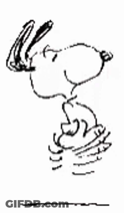 Snoopy Jumping Snoopy Happy Dance GIF