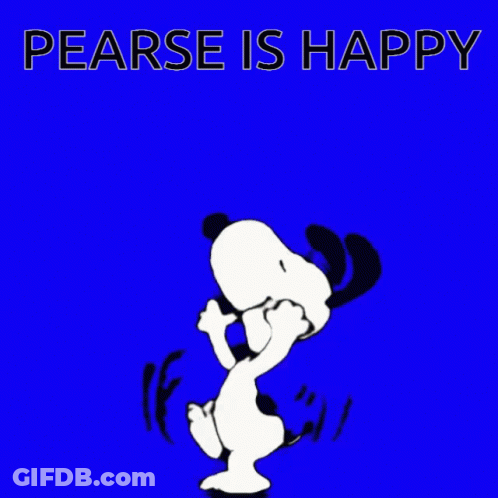 Snoopy Jumping With Pearse Is Happy GIF
