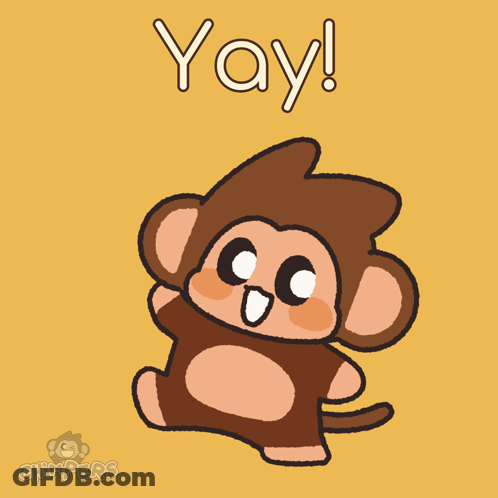 Snoopy Jumping With Yay Yay Yay GIF