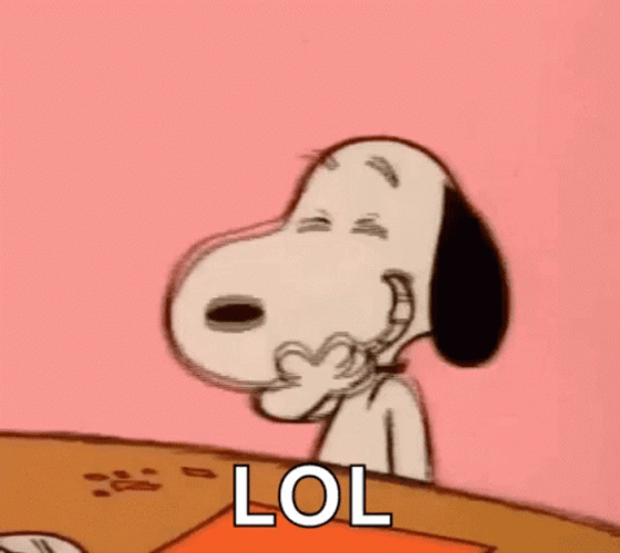 Snoopy Laughing LOL GIF