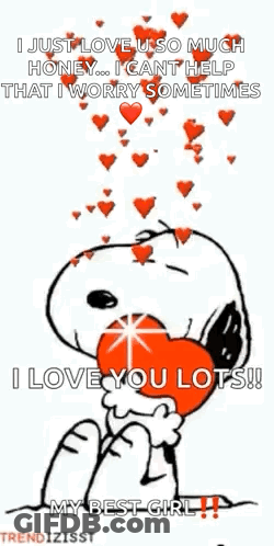 Snoopy Love GIF
