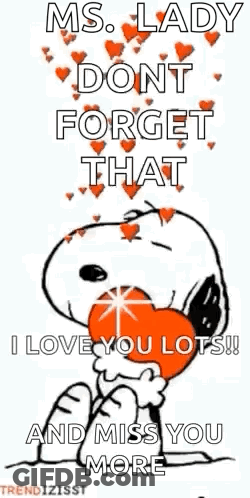 Snoopy Love GIF