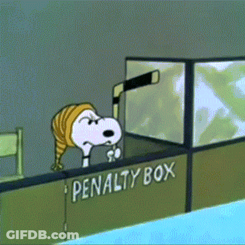 Snoopy Penalty Box GIF