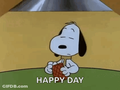 Snoopy Playing Poker GIF