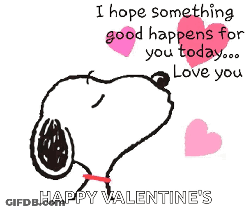 Snoopy Saying Hope Something Good Happens GIF