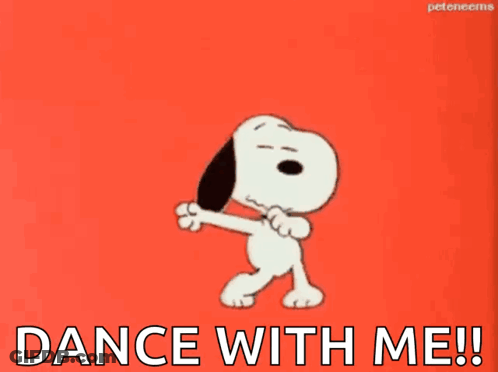 Snoopy Saying Yay Its Hump Day GIF