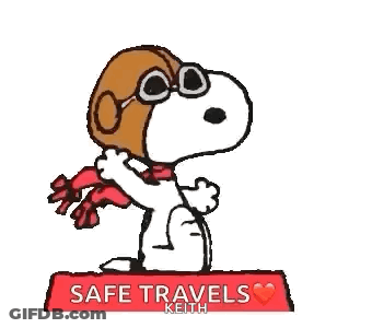 Snoopy Sitting On Red Cushion GIF