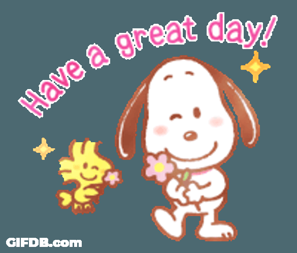 Snoopy Sticker GIF