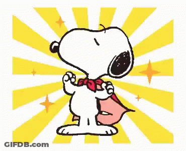 Snoopy Super Hero GIF