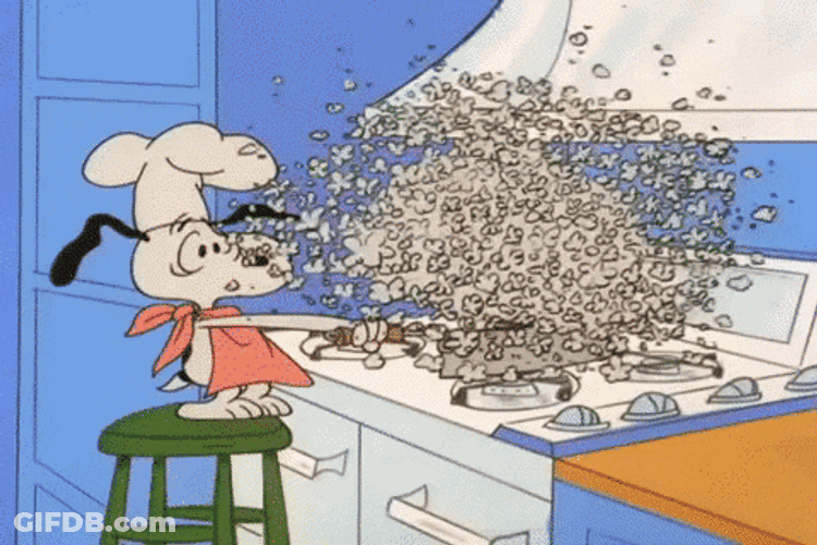 Snoopy Thanksgiving Sweet Snacks GIF