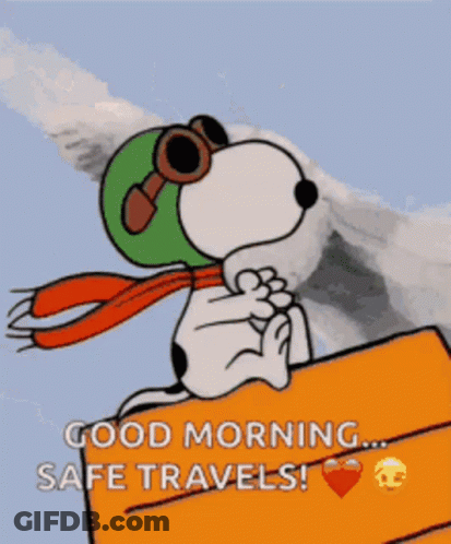 Snoopy Wearing Helmet And Goggles Sitting On Sign GIF