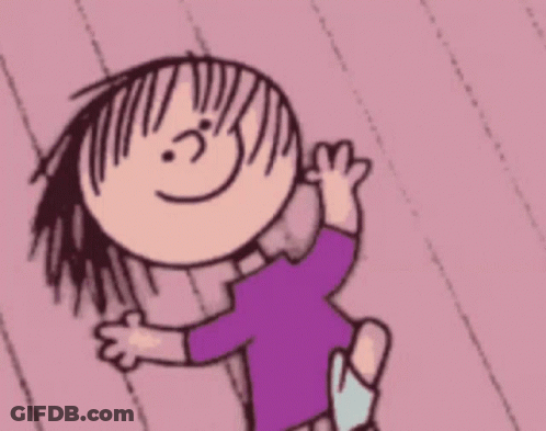 Snoopy Wearing Party Hat Blowing Horn GIF
