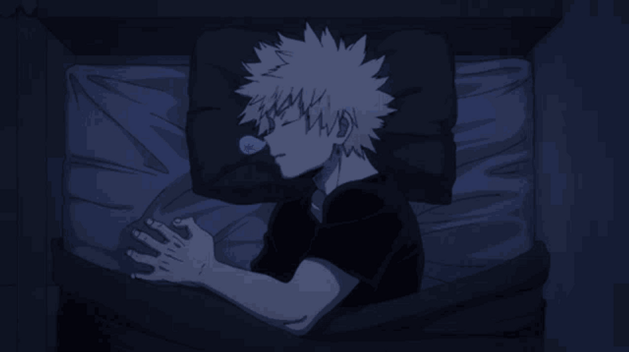 Snoring Katsuki Bakugou GIF