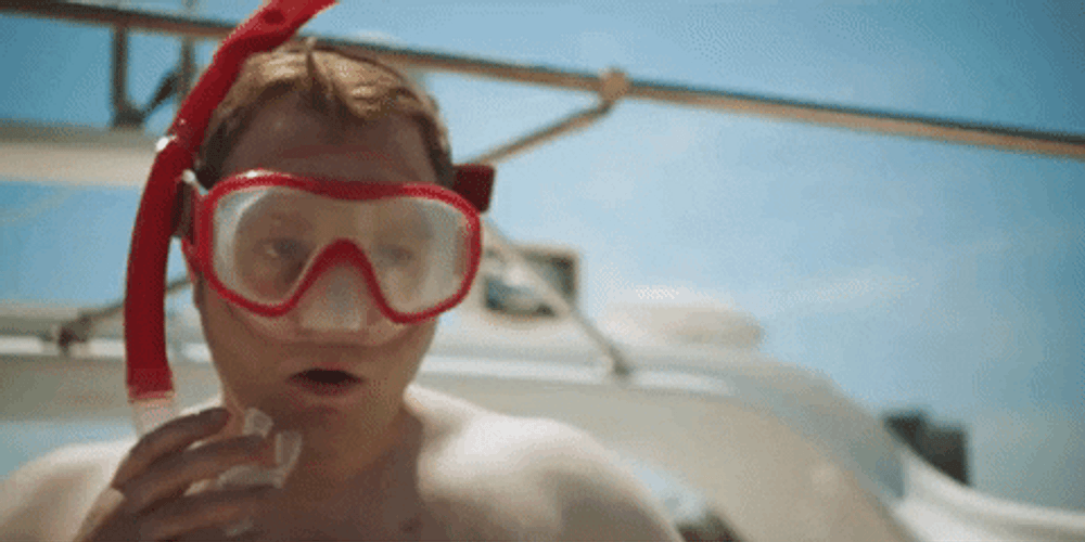 Snorkeling Ed Sheeran Khalid GIF