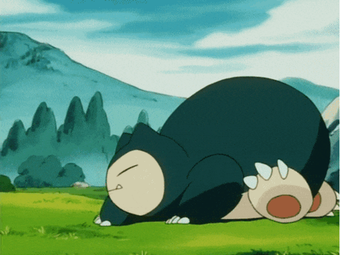 Snorlax Crawling GIF