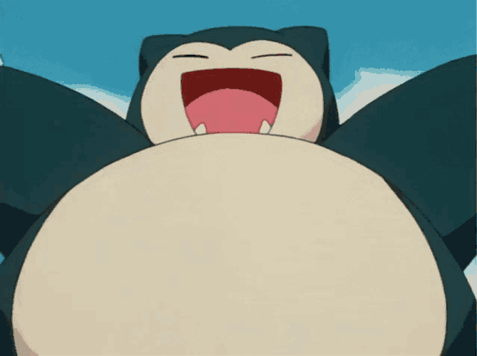 Snorlax Good Morning GIF