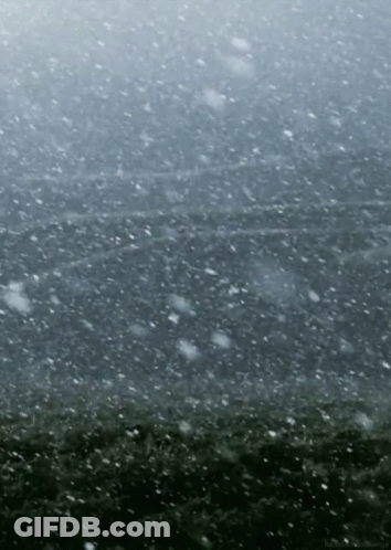 Snow Falling On Dark Gray Background With Tumblr Watermark GIF