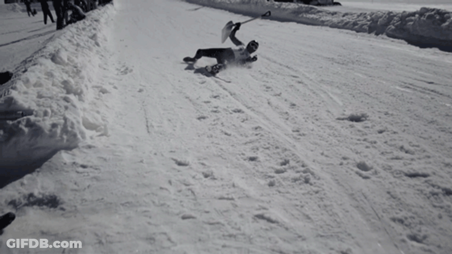 Snow Racing GIF