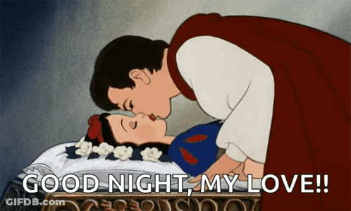 Snow White And Prince Charming Kissing GIF