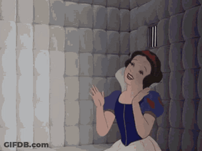 Snow White Crazy Person GIF