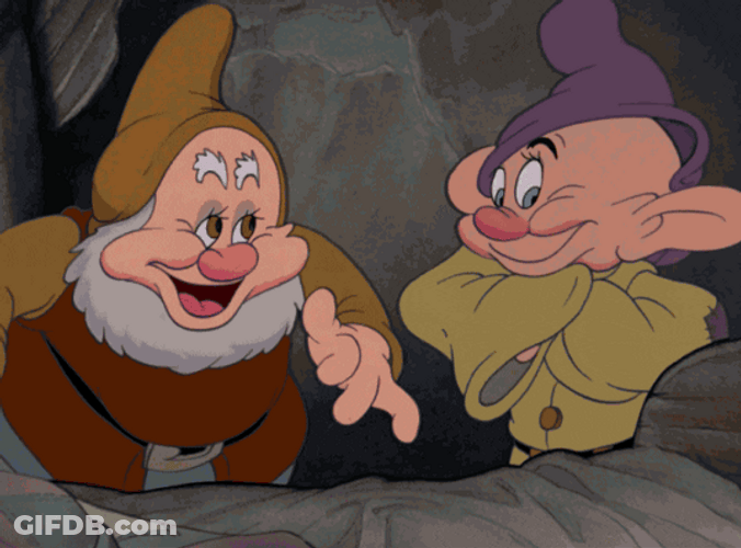 Snow White Friends Dwarves GIF