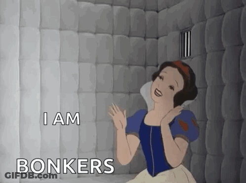Snow White Is Sitting In A Jail Cell With A Prison Cell Door . GIF