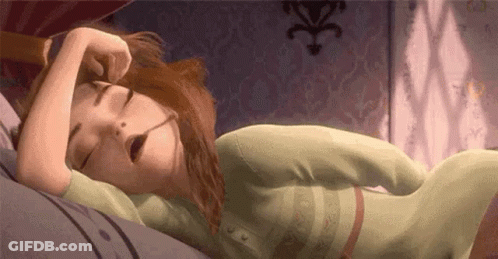 Snow White Laying In Bed With Spider GIF