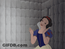 Snow White Sitting In A Cell GIF