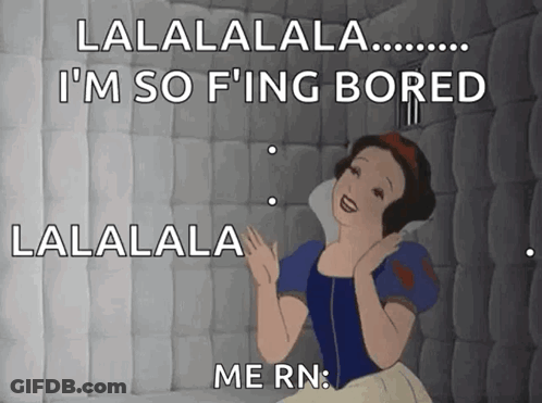 Snow White Wearing Headphones Saying Lalala GIF