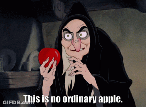 Snow White Witch Says This Is No Ordinary Apple GIF
