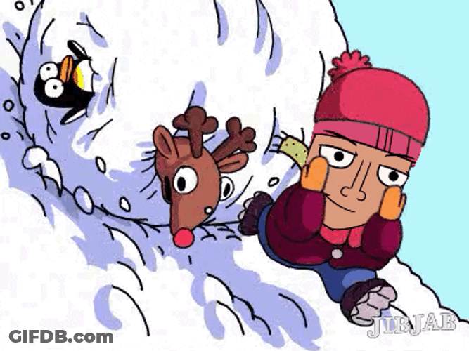 Snowball Avalanche GIF