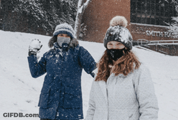 Snowball Fight Headshot GIF