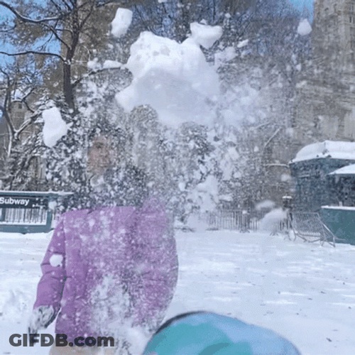 Snowball Fight Headshot GIF