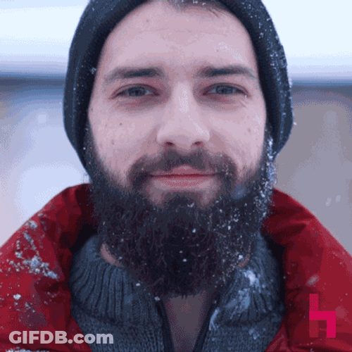 Snowball Man Throw Prank GIF