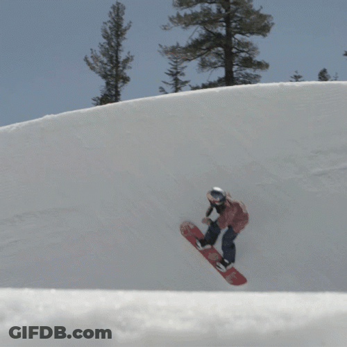 Snowboarding GIF