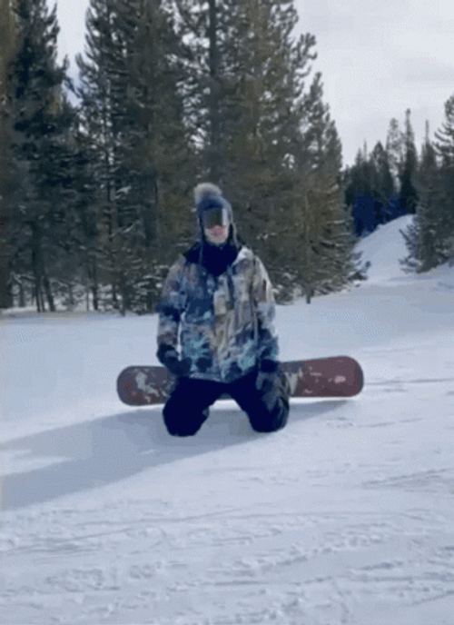 Snowboarding I Cant Slow Down GIF