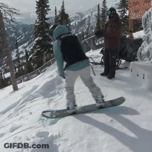 Snowboarding Slide Board Tricks GIF